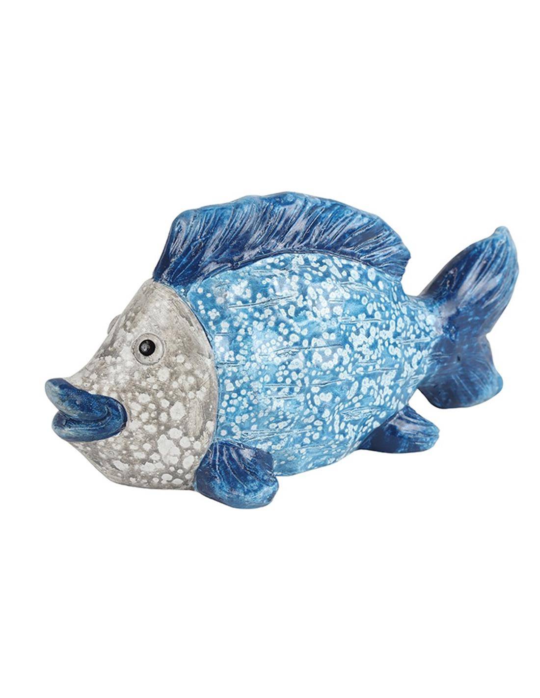 Ψάρι κεραμ.μπλε 22X9X11CM