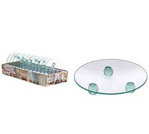 Γυάλινη Βάση Κεριού display 12τεμ. CF619