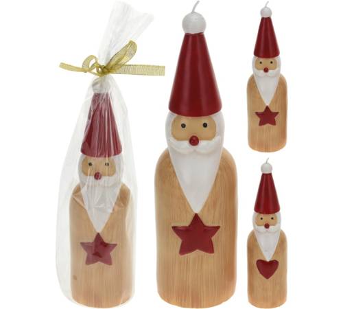 Κερί Αγ.Βασίλης σε σχήμα μολυβιού, 16cm XM473