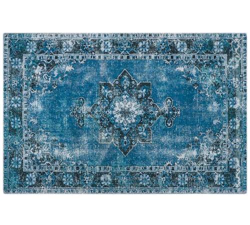 Χαλί με υπόστρωμα, σχ."Balouch",μπλε χρ.,120x180cm RC122