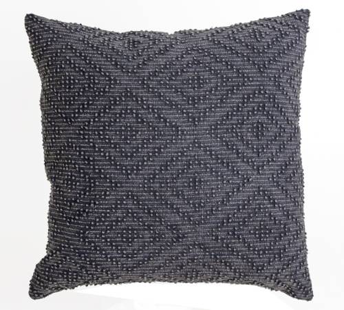 Μαξιλάρι γεωμετρικό ζακάρ, σκ.γκρι,45x45cm RC153