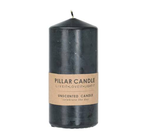 Κερί κορμός 6.5x14cm,μαύρο χρ. CA327