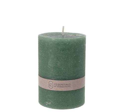 Κερί κορμός 7x10cm, ρουστίκ, πράσινο CA344