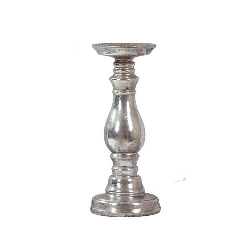 Κηροπήγιο , αντ.ασημί 12.5x29.5cm GA298