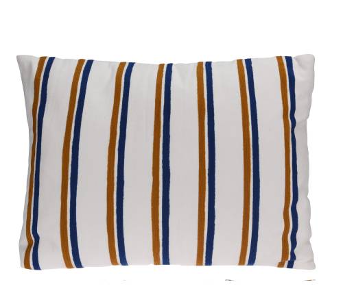 Μαξιλάρι cotton με πολύχωμες ρίγες, 3σχδ.,45x60cm HE319