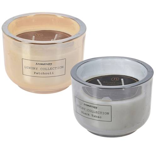 Κερί αρωματικό σε γυάλινο δοχείο (2χρ.) 10x11cm CA370