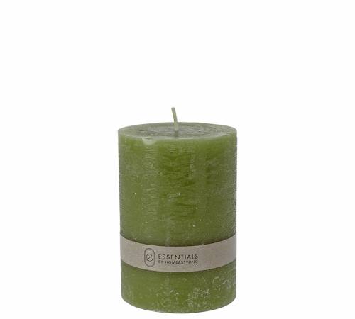 Κερί κορμός ρουστίκ λαδί, 7x10cm CA424