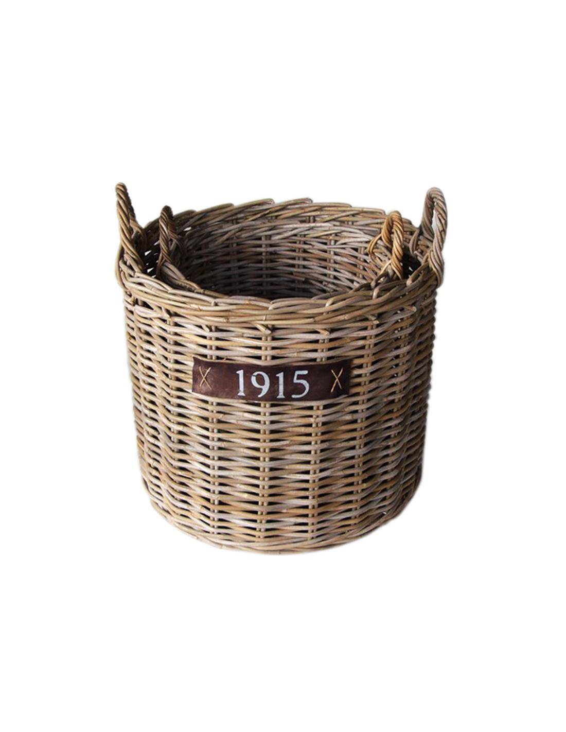 Καλάθι rattan με ρόδες 60Χ48