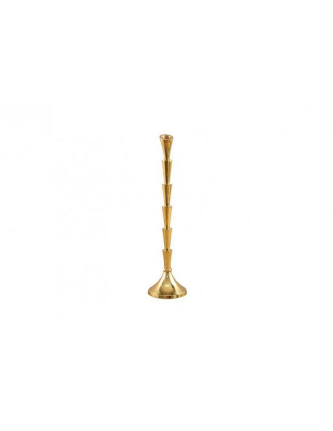 Κηροπήγιο μονόκερο αλουμ.χρυσό 39εκ.