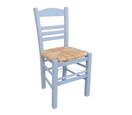 ΣΙΦΝΟΣ Καρέκλα Οξιά Βαφή Εμποτισμού Λάκα Γκρι, Κάθισμα Ψάθα Ρ-00017212 Ρ969,Ε10