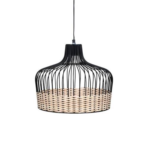 ΜΕΤΑΛΛΙΚΟ ΦΩΤΙΣΤΙΚΟ ΟΡΟΦΗΣ Fylliana FL31827 ΜΑΥΡΟ-ΧΡΥΣΟ ΧΡΩΜΑ 37x31εκ