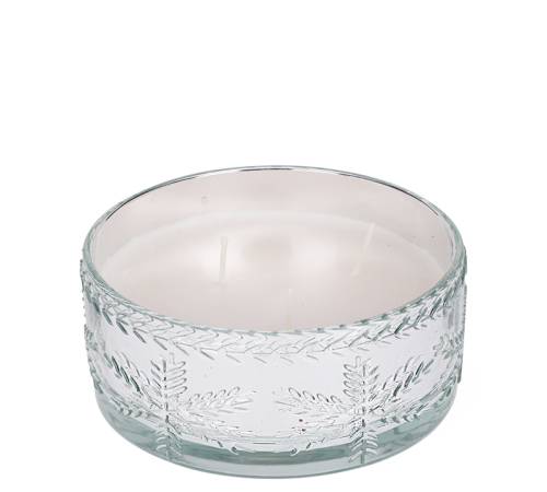 Αρωματικό κερί σχ.τουρτα σε ασημί γυάλα δ.15cm CA437