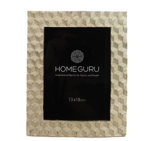 Φωτο/θήκη polyresin 3D χρυσή κορνίζα 13x18cm KO213