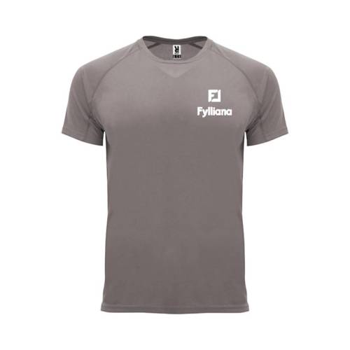 T-SHIRT FYLLIANA ΜΑΚΟ UNISEX ΓΚΡΙ ΧΡΩΜΑ LARGE ΜΕΓΕΘΟΣ