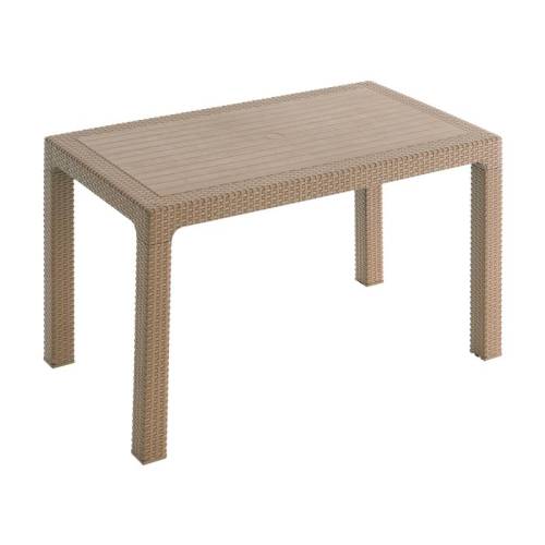 ΤΡΑΠΕΖΙ ΕΞΟΧΗΣ Fylliana Baltic ΜΠΕΖ ΧΡΩΜΑ 140x80x75εκ