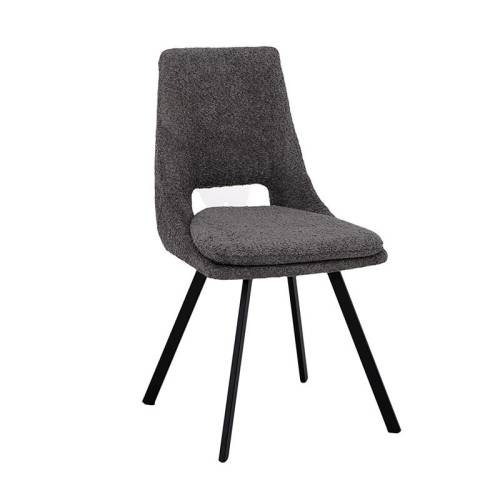 ΚΑΡΕΚΛΑ ΤΡΑΠΕΖΑΡΙΑΣ Fylliana Alice ΓΚΡΙ ΧΡΩΜΑ 47x54x87εκ