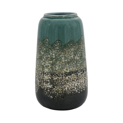 ΚΕΡΑΜΙΚΟ ΒΑΖΟ Fylliana FL2361 ΠΡΑΣΙΝΟ-ΓΚΡΙ ΧΡΩΜΑ 19x32εκ