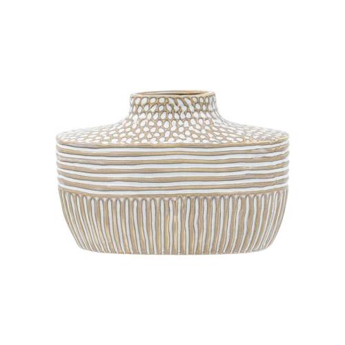 ΚΕΡΑΜΙΚΟ BAZO Fylliana FL23764 ΜΠΕΖ-ΛΕΥΚΟ ΧΡΩΜΑ 31x11x20εκ