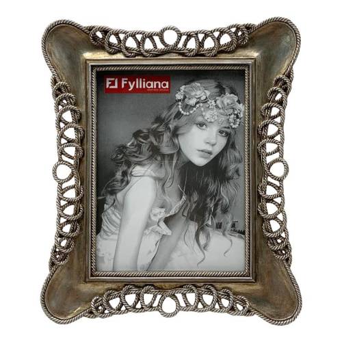 ΚΟΡΝΙΖΑ Fylliana FL24057 15x20 ΑΣΗΜΙ ΧΡΩΜΑ 24x3x29εκ