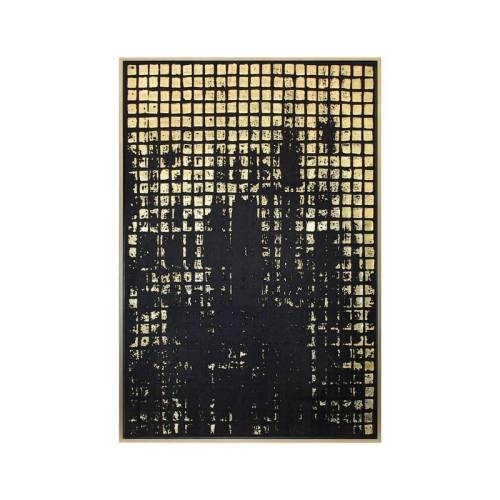 ΠΙΝΑΚΑΣ ΣΕ ΚΑΜΒΑ ΜΕ ΠΛΑΣΤΙΚΟ ΠΛΑΙΣΙΟ Fylliana FL247326 ΧΡΥΣΟ-ΜΑΥΡΟ 80x4x120εκ