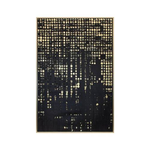 ΠΙΝΑΚΑΣ ΣΕ ΚΑΜΒΑ ΜΕ ΠΛΑΣΤΙΚΟ ΠΛΑΙΣΙΟ Fylliana FL247328 ΧΡΥΣΟ-ΜΑΥΡΟ 80x4x120εκ