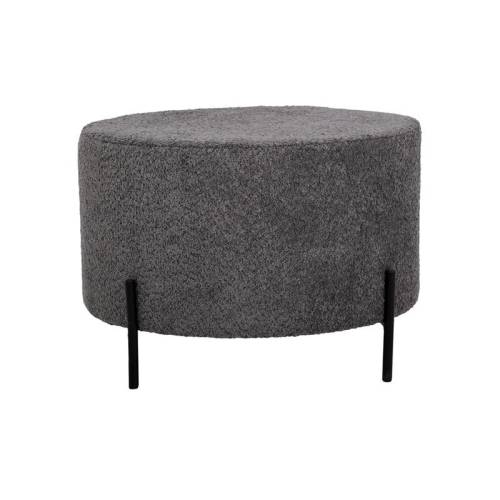 ΣΤΡΟΓΓΥΛΟ ΣΚΑΜΠΟ Fylliana Kristal ΓΚΡΙ ΧΡΩΜΑ 60x40εκ