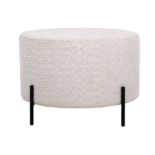 ΣΤΡΟΓΓΥΛΟ ΣΚΑΜΠΟ Fylliana Kristal ΚΡΕΜ ΧΡΩΜΑ 60x40εκ