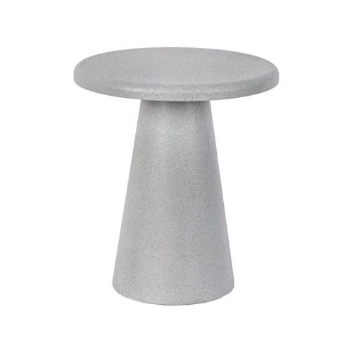 ΣΤΡΟΓΓΥΛΟ ΤΡΑΠΕΖΑΚΙ ΣΑΛΟΝΙΟΥ Fylliana FL2493 ΓΚΡΙ ΧΡΩΜΑ 34x41εκ