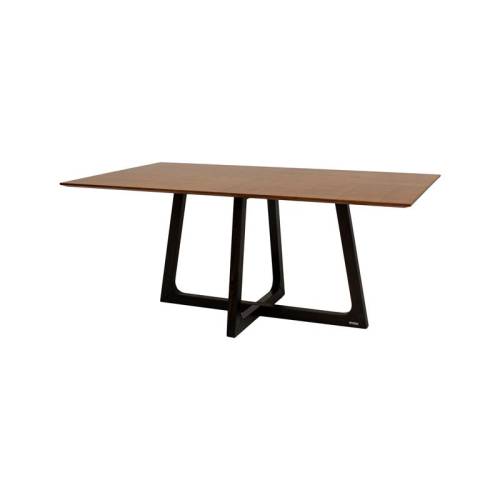 ΤΡΑΠΕΖΙ ΤΡΑΠΕΖΑΡΙΑΣ ΞΥΛΙΝΟ Fylliana Elitte ΚΑΦΕ ΧΡΩΜΑ 180x100x77εκ