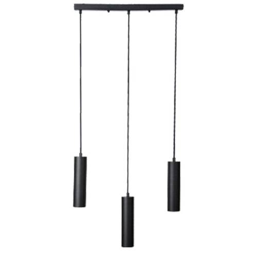 ΤΡΙΦΩΤΟ ΚΡΕΜΑΣΤΟ ΦΩΤΙΣΤΙΚΟ ΟΡΟΦΗΣ Fylliana ΜΑΥΡΟ ΧΡΩΜΑ Ε27 50x10x100εκ