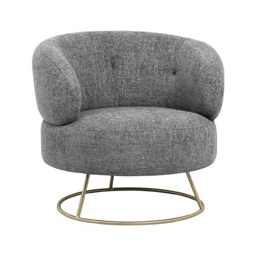 ΥΦΑΣΜΑΤΙΝΗ ΠΟΛΥΘΡΟΝΑ Fylliana Geena ΓΚΡΙ ΥΦΑΣΜΑ 81x81x81εκ