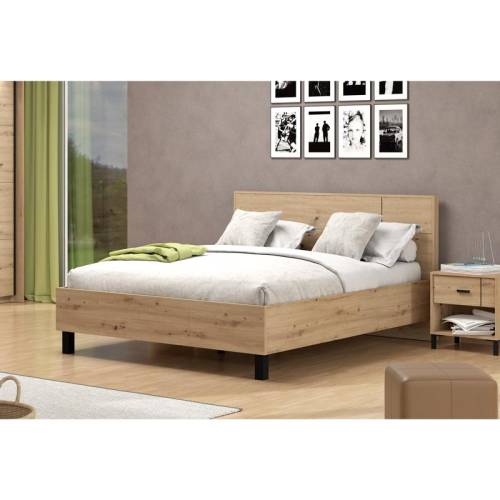 ΔΙΠΛΟ ΚΡΕΒΑΤΙ ALERIA 160 ARTISAN OAK ΧΡΩΜΑ 173x211x102εκ