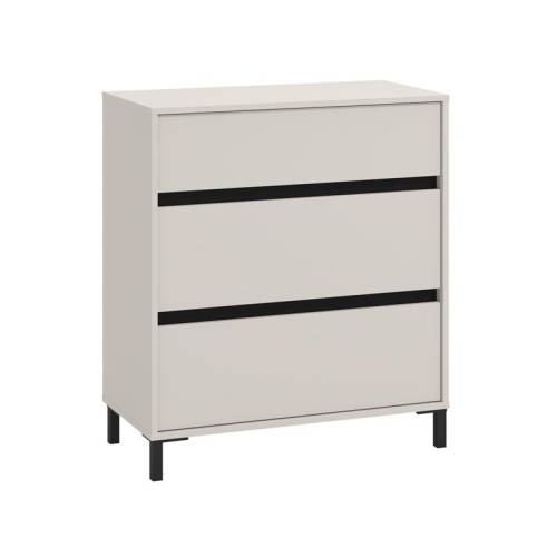 ΚΟΜΟΤΑ-ΣΥΡΤΑΡΙΕΡΑ MARRON 80 3F CASHMERE/ΜΑΥΡΟ ΜΑΤΤ ΧΡΩΜΑ 80x40x90εκ