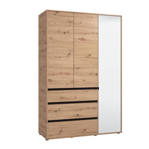 ΝΤΟΥΛΑΠΑ CORBETT 3K3F1O h211 ARTISAN/ΜΑΥΡΟ ΜΑΤ ΧΡΩΜΑ 138x55x211εκ