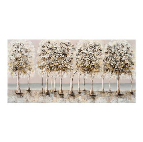 ΠΙΝΑΚΑΣ ΣΕ ΚΑΜΒΑ Fylliana FL1641 ΜΠΕΖ-ΚΑΦΕ-ΧΡΥΣΟ 120x3x80εκ