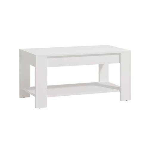 ΤΡΑΠΕΖΑΚΙ ΣΑΛΟΝΙΟΥ CLENT ΛΕΥΚΟ ΧΡΩΜΑ 90x50x45εκ