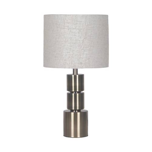 ΕΠΙΤΡΑΠΕΖΙΑ ΛΑΜΠΑ Fylliana FL24500 ΜΕΤΑΛΛΙΚΗ ΑΣΗΜΙ ΧΡΩΜΑ 26x49εκ Ε27