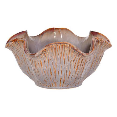 ΚΕΡΑΜΙΚΗ ΚΟΥΠ Fylliana FL30010 ΓΚΡΙ-ΚΑΦΕ ΧΡΩΜΑ 24x12εκ