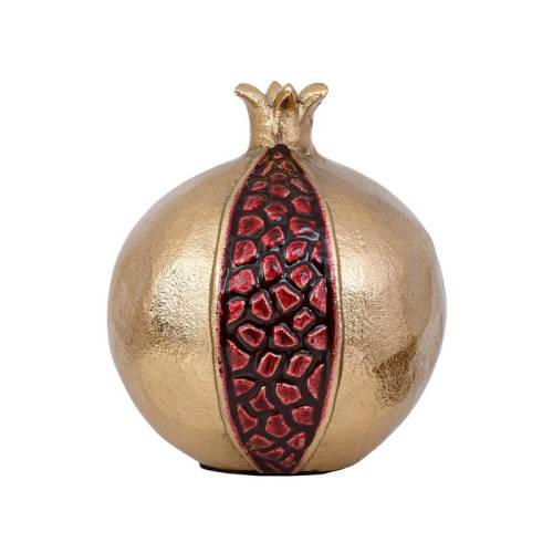 ΜΕΤΑΛΛΙΚΟ ΔΙΑΚΟΣΜΗΤΙΚΟ Fylliana Pomegranate ΧΡΥΣΟ-ΚΟΚΚΙΝΟ ΧΡΩΜΑ 12x13εκ