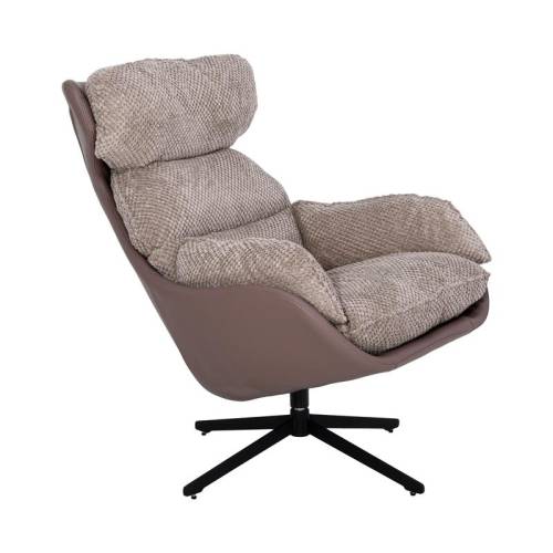 ΠΕΡΙΣΤΡΕΦΟΜΕΝΗ ΠΟΛΥΘΡΟΝΑ Fylliana Valerio ΚΑΦΕ ΑΝΟΙΧΤΟ-ΚΑΦΕΧΡΩΜΑ 81x97x105εκ