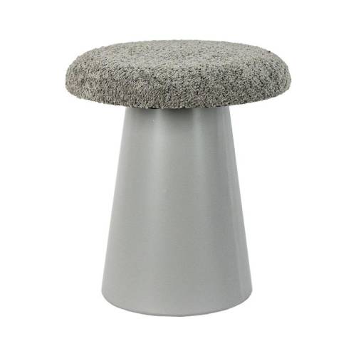 ΣΤΡΟΓΓΥΛΟ ΜΕΤΑΛΛΙΚΟ ΣΚΑΜΠΟ Fylliana FL4201 ΓΚΡΙ ΧΡΩΜΑ 35x40εκ