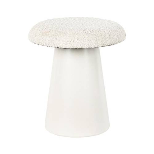 ΣΤΡΟΓΓΥΛΟ ΜΕΤΑΛΛΙΚΟ ΣΚΑΜΠΟ Fylliana FL4201 ΜΠΕΖ ΧΡΩΜΑ 35x40εκ