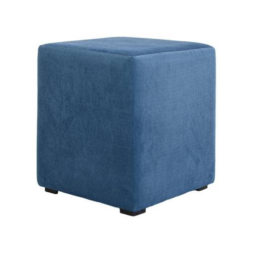 ΤΑΜΠΟΥΡΕ-ΣΚΑΜΠΟ ΤΕΤΡΑΓΩΝΟ Fylliana Boxy ΜΠΛΕ ΧΡΩΜΑ 35x35x41εκ