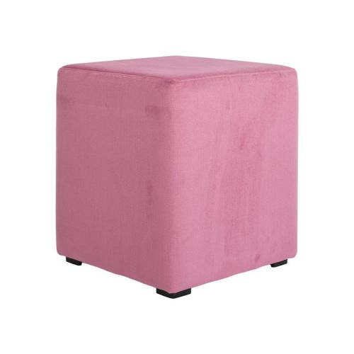 ΤΑΜΠΟΥΡΕ-ΣΚΑΜΠΟ ΤΕΤΡΑΓΩΝΟ Fylliana Boxy ΡΟΖ ΧΡΩΜΑ 35x35x41εκ