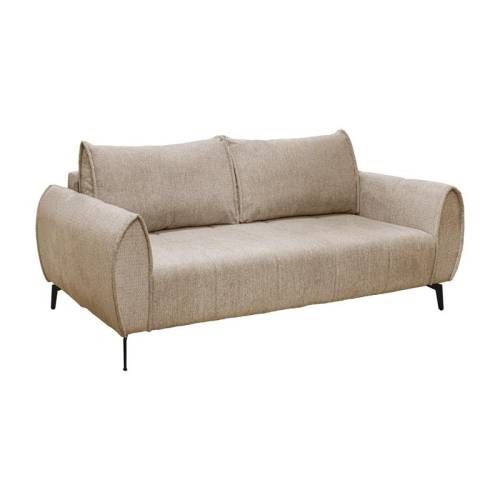 ΤΡΙΘΕΣΙΟΣ ΚΑΝΑΠΕΣ Fylliana Velton ΚΡΕΜ ΧΡΩΜΑ 222x95x92εκ