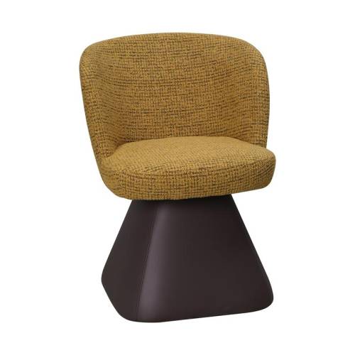 ΠΕΡΙΣΤΡΕΦΟΜΕΝΗ ΠΟΛΥΘΡΟΝΑ Fylliana FL24137 ΚΙΤΡΙΝΟ-ΚΑΦΕ ΧΡΩΜΑ 58x60x79εκ