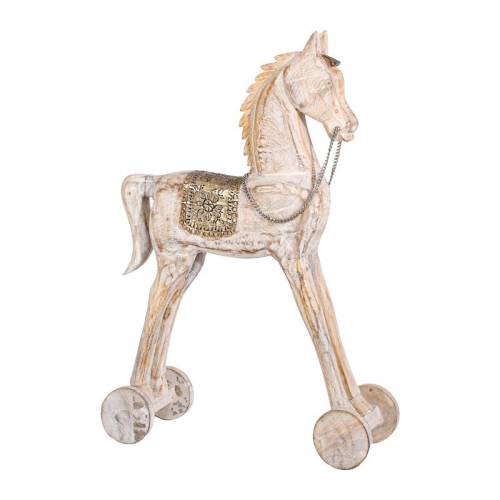 ΔΙΑΚΟΣΜΗΤΙΚΟ ΑΛΟΓΟ ΣΕ VINTAGE ΣΤΥΛ Fylianna FL7002 ΛΕΥΚΟ ΑΝΤΙΚΕ ΧΡΩΜΑ 39x15x71εκ