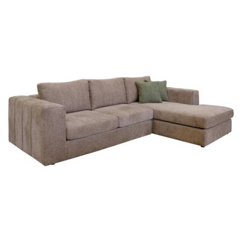 ΚΑΝΑΠΕΣ Fylliana Mondiva ΔΕΞΙΑ ΓΩΝΙΑ ΚΑΦΕ ΧΡΩΜΑ 280x180x83εκ