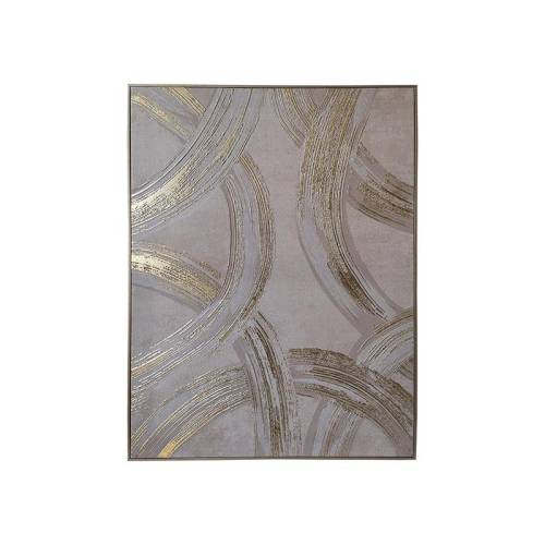 ΠΙΝΑΚΑΣ ΣΕ ΚΑΜΒΑ ΜΕ ΠΛΑΣΤΙΚΟ ΠΛΑΙΣΙΟ Fylliana FL252460 ΧΡΥΣΟ-ΛΕΥΚΟ-ΜΠΕΖ 60x4x80εκ