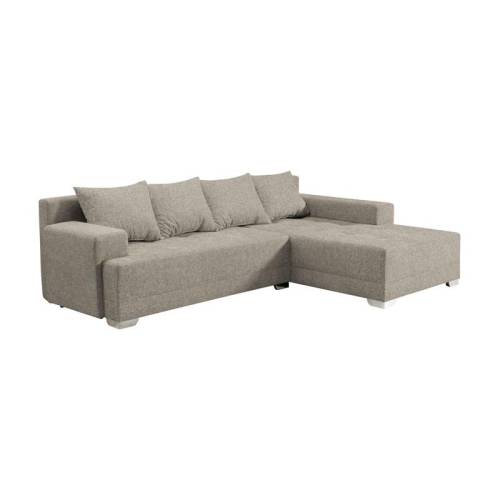 ΚΑΝΑΠΕΣ ΓΩΝΙΑ Nirvana ΜΠΕΖ ΧΡΩΜΑ 267x178x75εκ